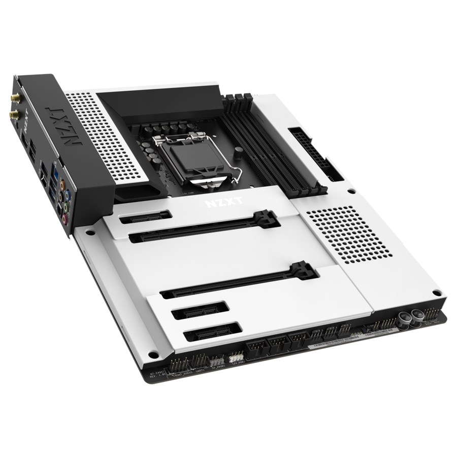 NZXT N7 Z490 Matte Blanc ATX  - Carte mère NZXT - grosbill.com - 1