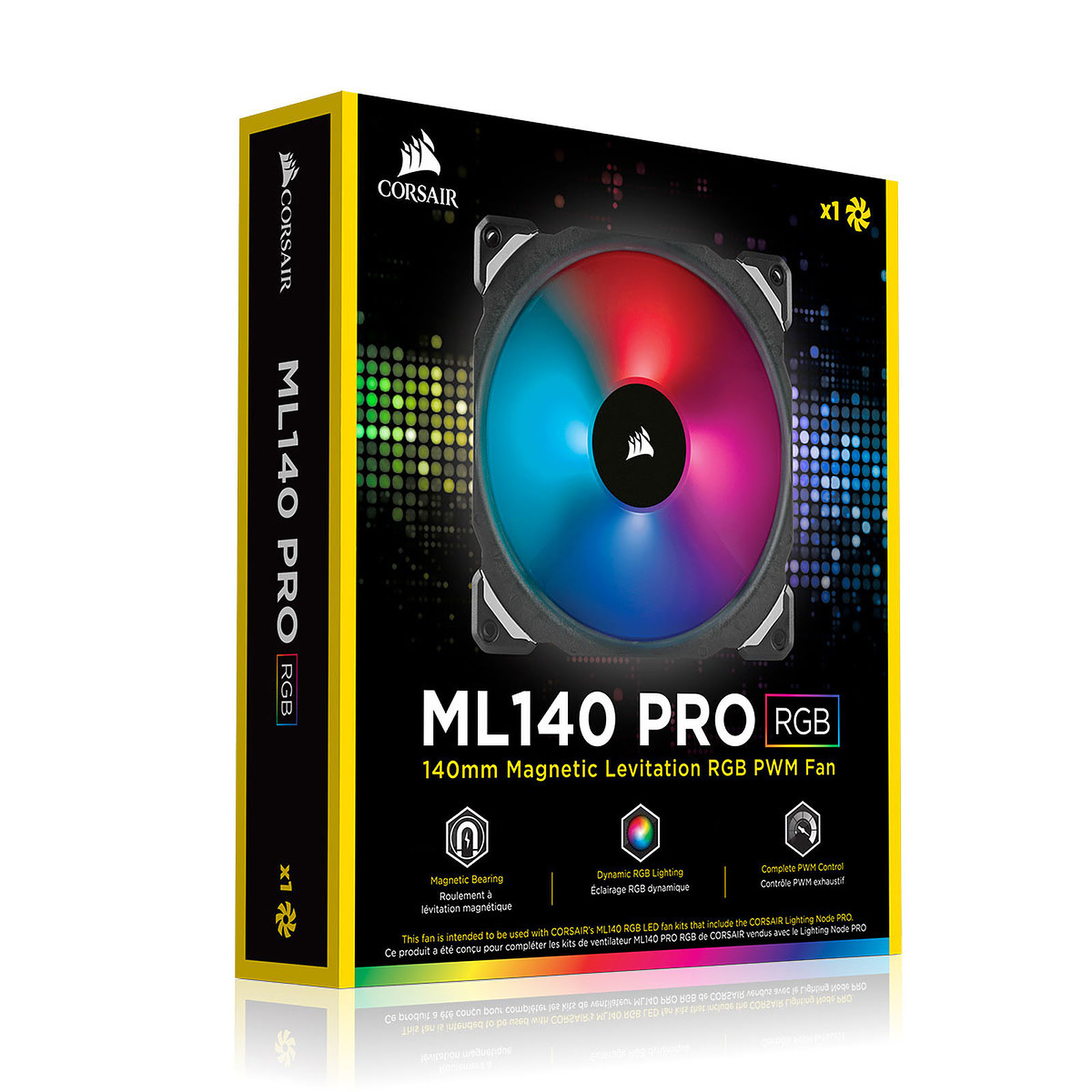 Corsair ML140 PRO RGB - Ventilateur boîtier Corsair - grosbill.com - 1