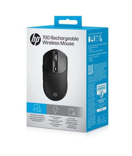 HP 700 Rechargeable Wireless Mouse EMEA- - Achat / Vente sur grosbill.com - 8
