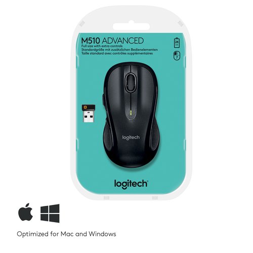 Wireless Mouse M510 - BLACK - EMEA - Achat / Vente sur grosbill.com - 6