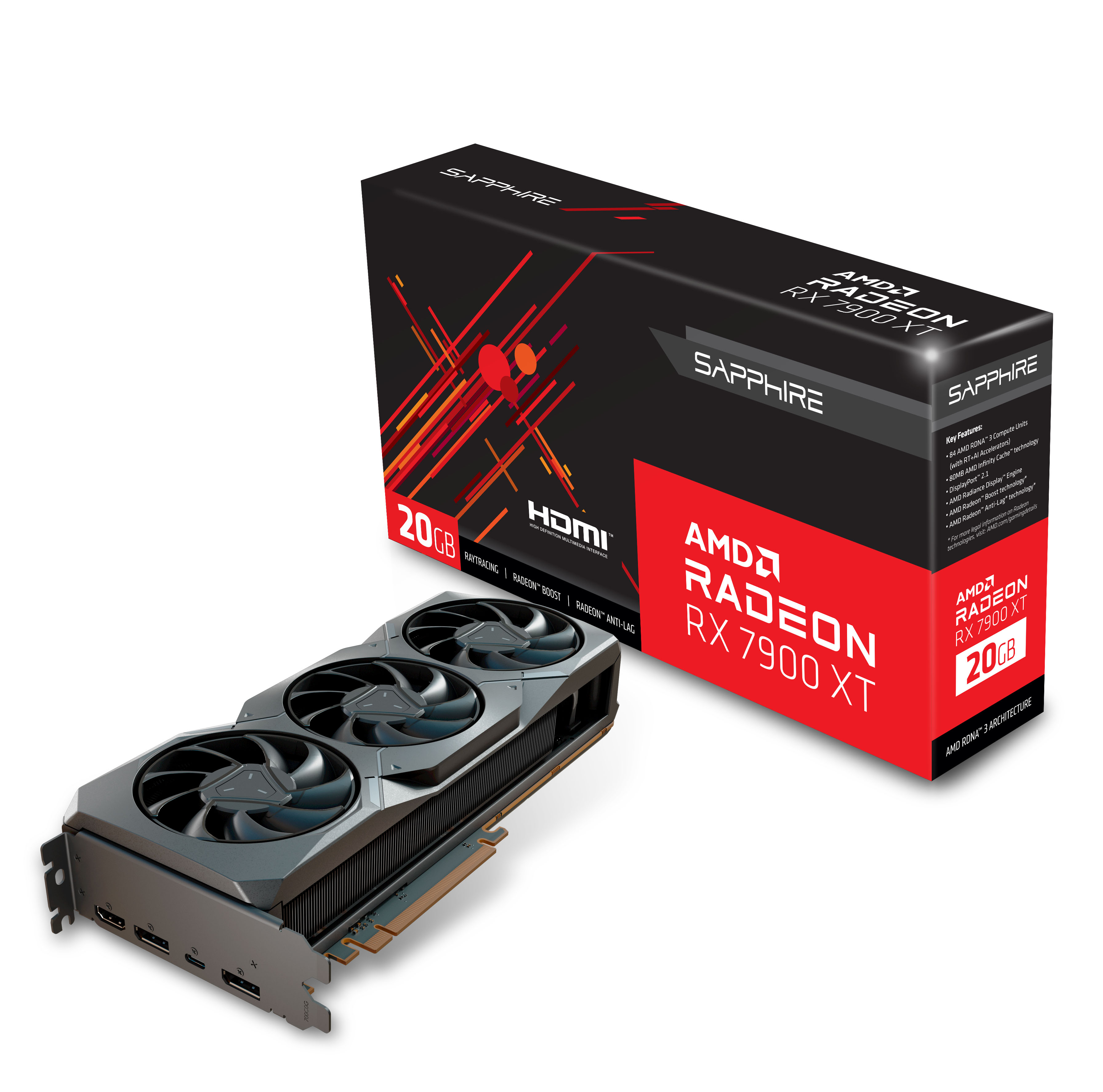 Sapphire RX 7900 XT 20G  - Carte graphique Sapphire - grosbill.com - 6