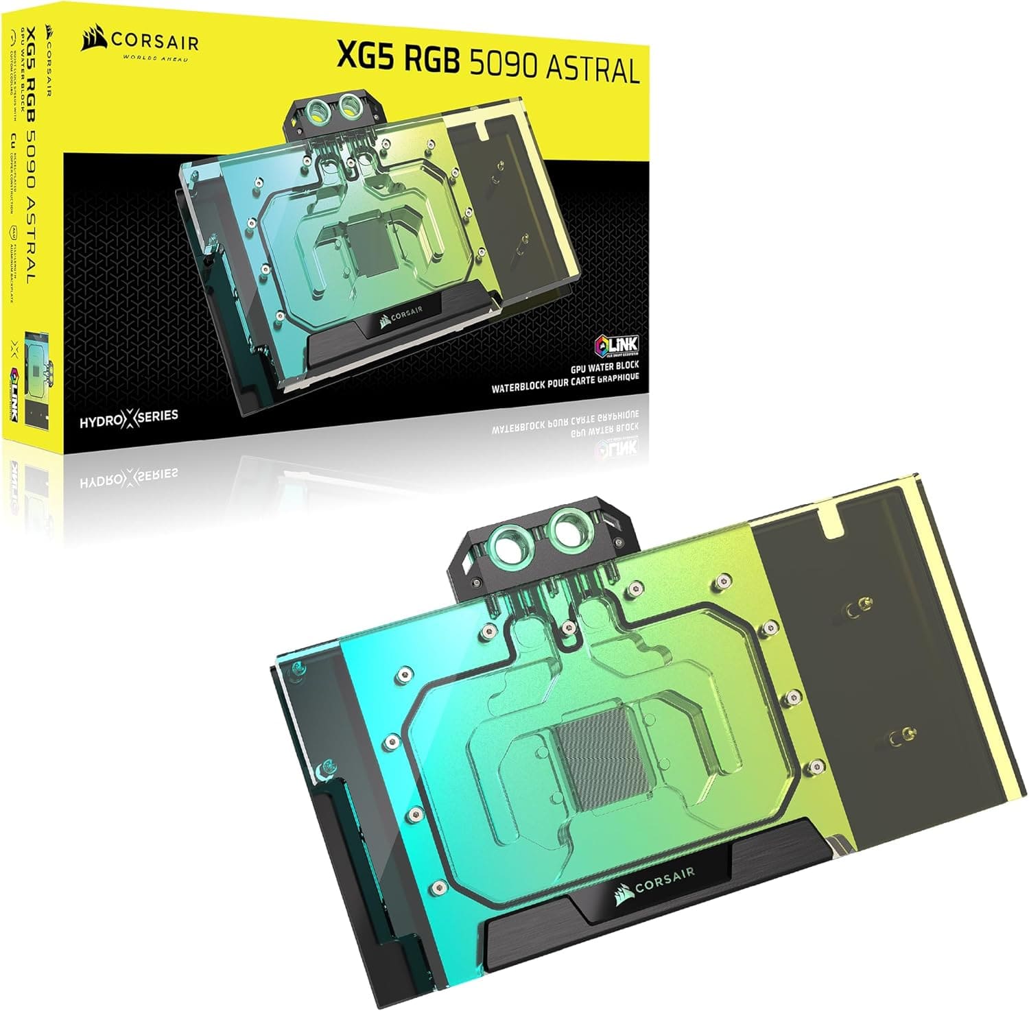 Corsair Waterblock GPU Hydro X Series XG5 RGB 5090 ASTRAL (CX-9021004-WW) - Achat / Vente Accessoires watercooling sur grosbill.com - 0