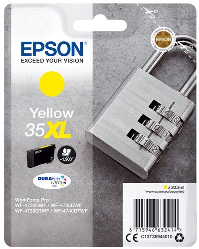 Epson Ink/35XL Padlock 20.3ml YL SEC