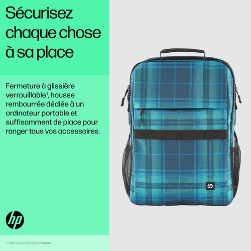 HP Campus XL Tartan plaid Backpack - Achat / Vente sur grosbill.com - 5