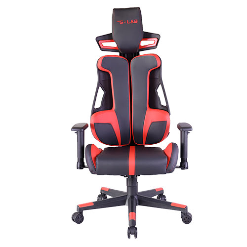 The G-LAB K-Seat Carbon Noir/Rouge - Siège PC Gamer - grosbill.com - 0