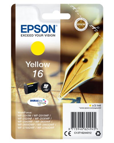 Epson - Jaune - C13T16244012 - Achat / Vente Consommable imprimante sur grosbill.com - 0
