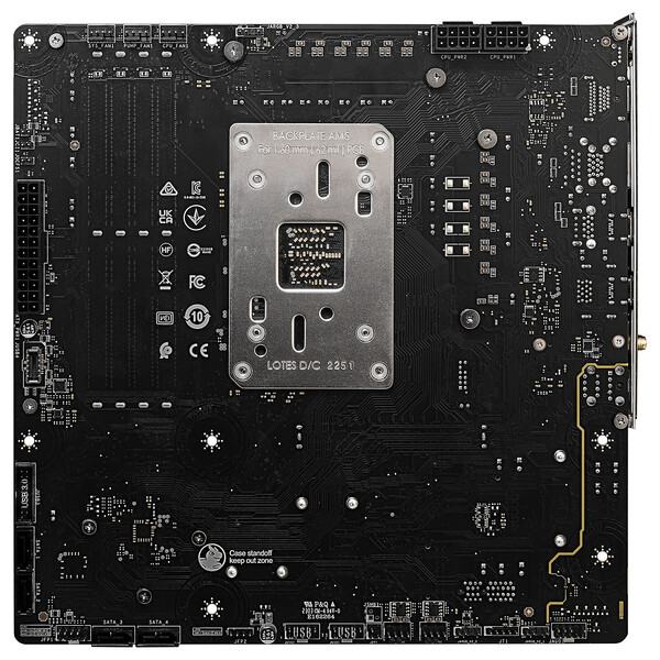 MSI B650M PROJECT ZERO Micro-ATX  - Carte mère MSI - grosbill.com - 3