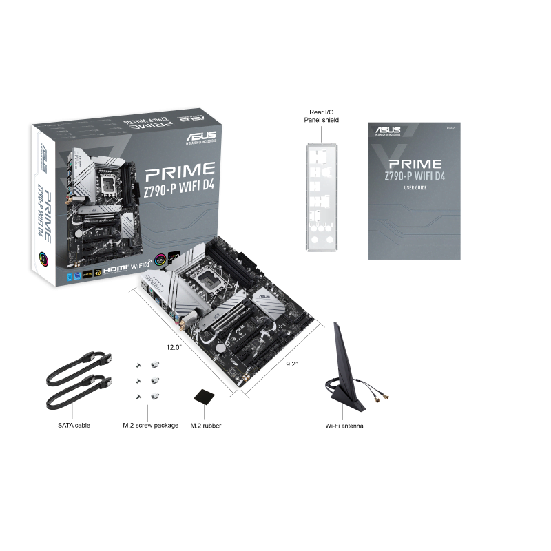 Asus PRIME Z790-P WIFI D4 OEM ATX  - Carte mère Asus - grosbill.com - 3
