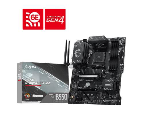 MSI B550 GAMING WIFI6 ATX  - Carte mère MSI - grosbill.com - 1