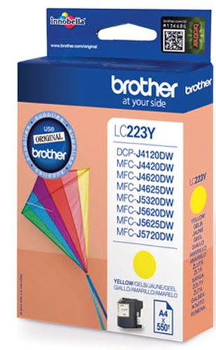 Brother - Jaune - LC223YBP - Achat / Vente Consommable imprimante sur grosbill.com - 0