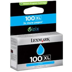 image produit Lexmark  Cartouche N°100XL Cyan Grosbill