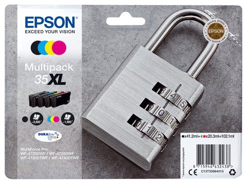 Epson - Noir, Cyan, Magenta, Jaune - C13T35964020 - Achat / Vente Consommable imprimante sur grosbill.com - 0