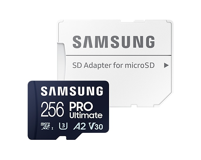 Samsung PRO Ultimate - Micro SD 256Go V30 - Carte mémoire Samsung - 3