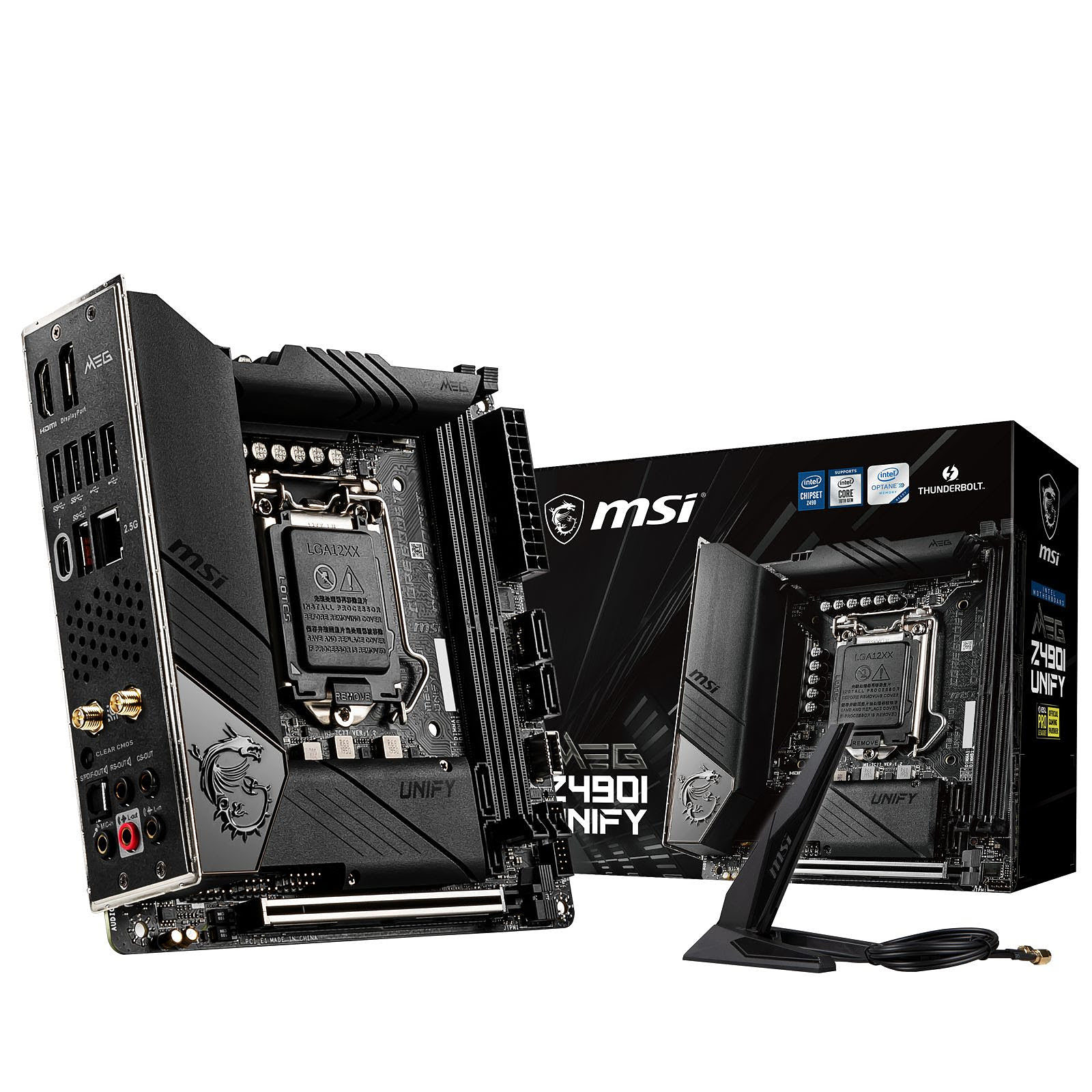 MSI MPG Z490I UNIFY Mini-ITX  - Carte mère MSI - grosbill.com - 0