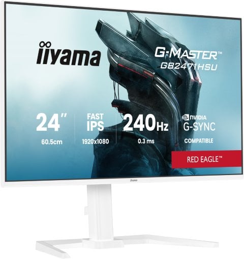 Iiyama 24 pouces  GB2471HSU-W1 - Ecran PC Iiyama - grosbill.com - 0