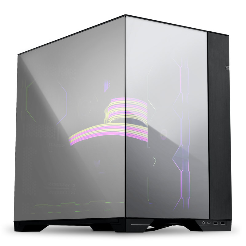 Lian-Li O11 Vision Mirroir Mid-Tower/verre trempé Noir - Boîtier PC - 1
