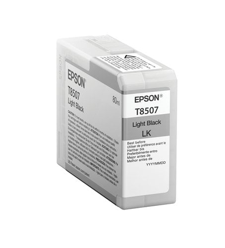 Epson Ink/T8507 Ultrachrome HD 80ml LBK - Achat / Vente Consommable imprimante sur grosbill.com - 0