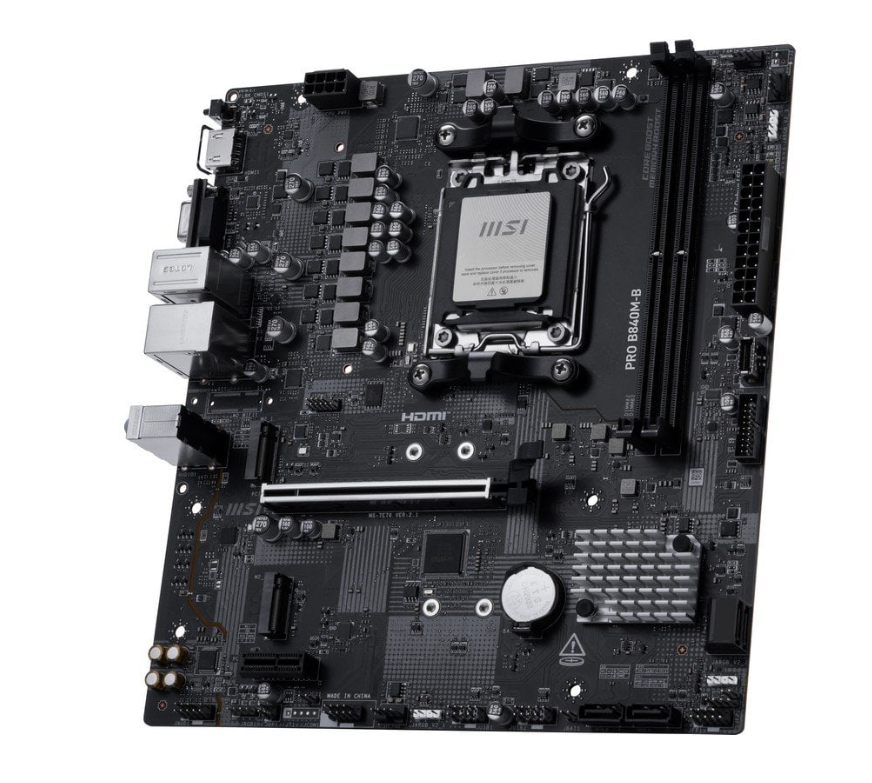 MSI PRO B840M-B Micro-ATX  - Carte mère MSI - grosbill.com - 3