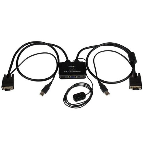 2 Port USB VGA Cable KVM Switch - Achat / Vente sur grosbill.com - 0