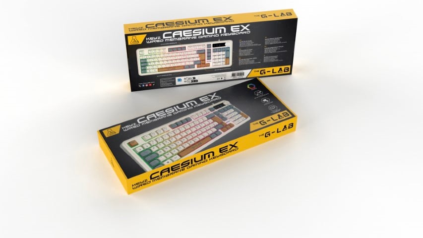 The G-LAB Keyz Caesium EX 3C - Clavier PC The G-LAB - grosbill.com - 2