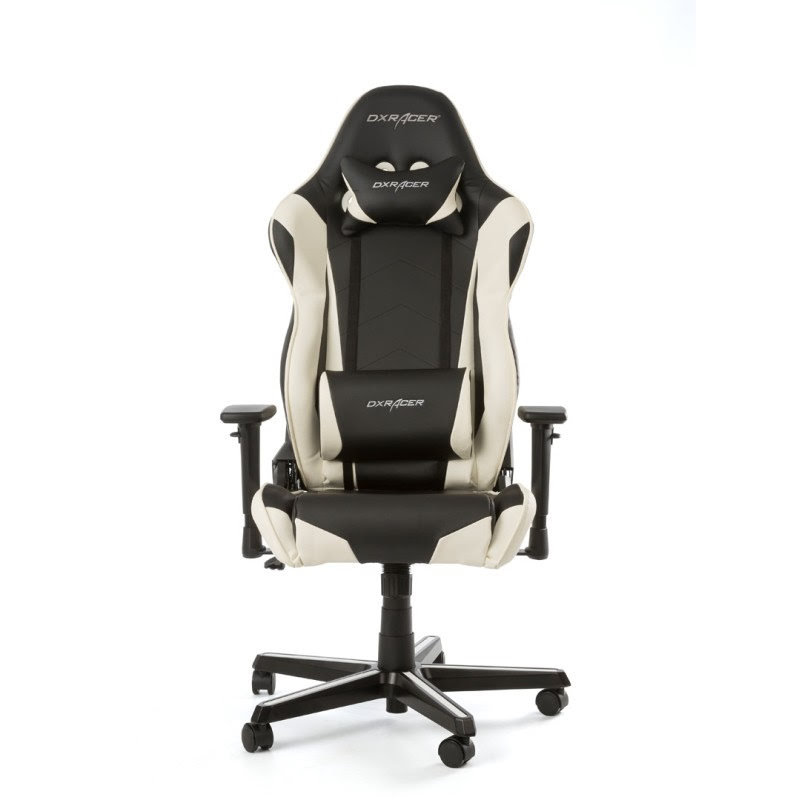 DXRacer Racing R0-NW Noir/Blanc - Siège PC Gamer - grosbill.com - 3