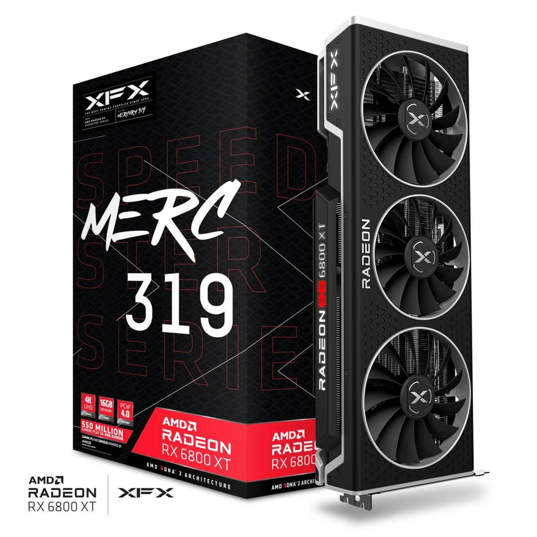 XFX MERC 319 6800 XT  - Carte graphique XFX - grosbill.com - 0