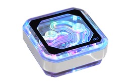 Watercooling Alphacool Eisblock XPX Aurora CPU - Acryl Chrome/Blanc RGB Grosbill