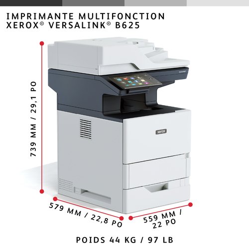VERSALINK B625 A4 61PPM DUPLEX - Achat / Vente sur grosbill.com - 5
