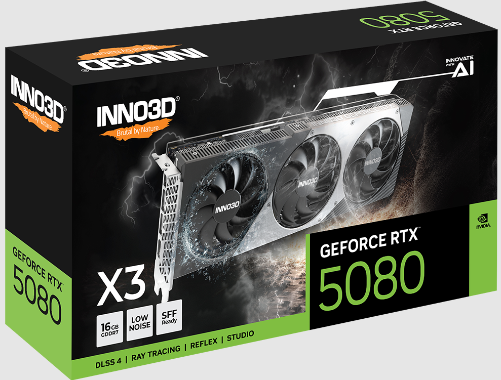 Inno3D GeForce RTX 5080 X3 16GB  - Carte graphique Inno3D - 2
