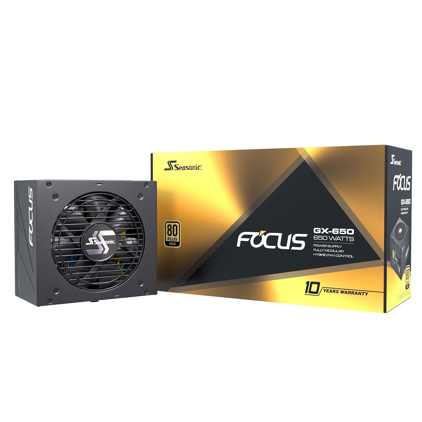 Seasonic FOCUS GX-650 (650W 80+ Gold Modulaire) - Alimentation