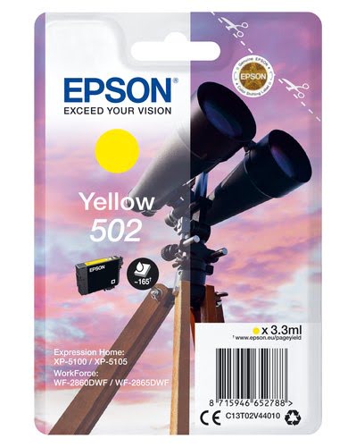 Epson - Jaune - C13T02V44010 - Achat / Vente Consommable imprimante sur grosbill.com - 0
