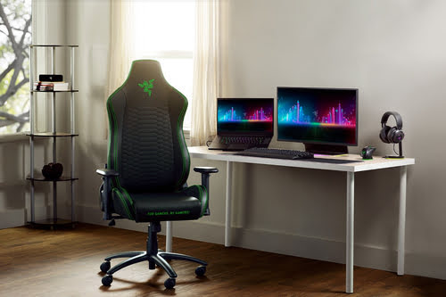 Razer Iskur X Noir/Vert - Siège PC Gamer - grosbill.com - 1