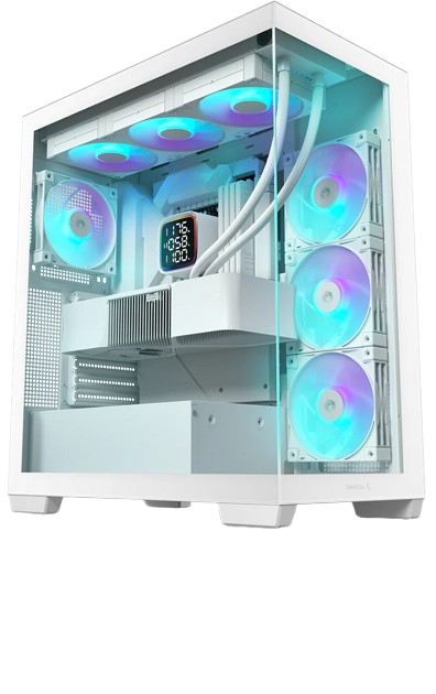 Boîtier PC Deepcool CG580 4F Blanc - MT/Sans Alim/ATX Grosbill