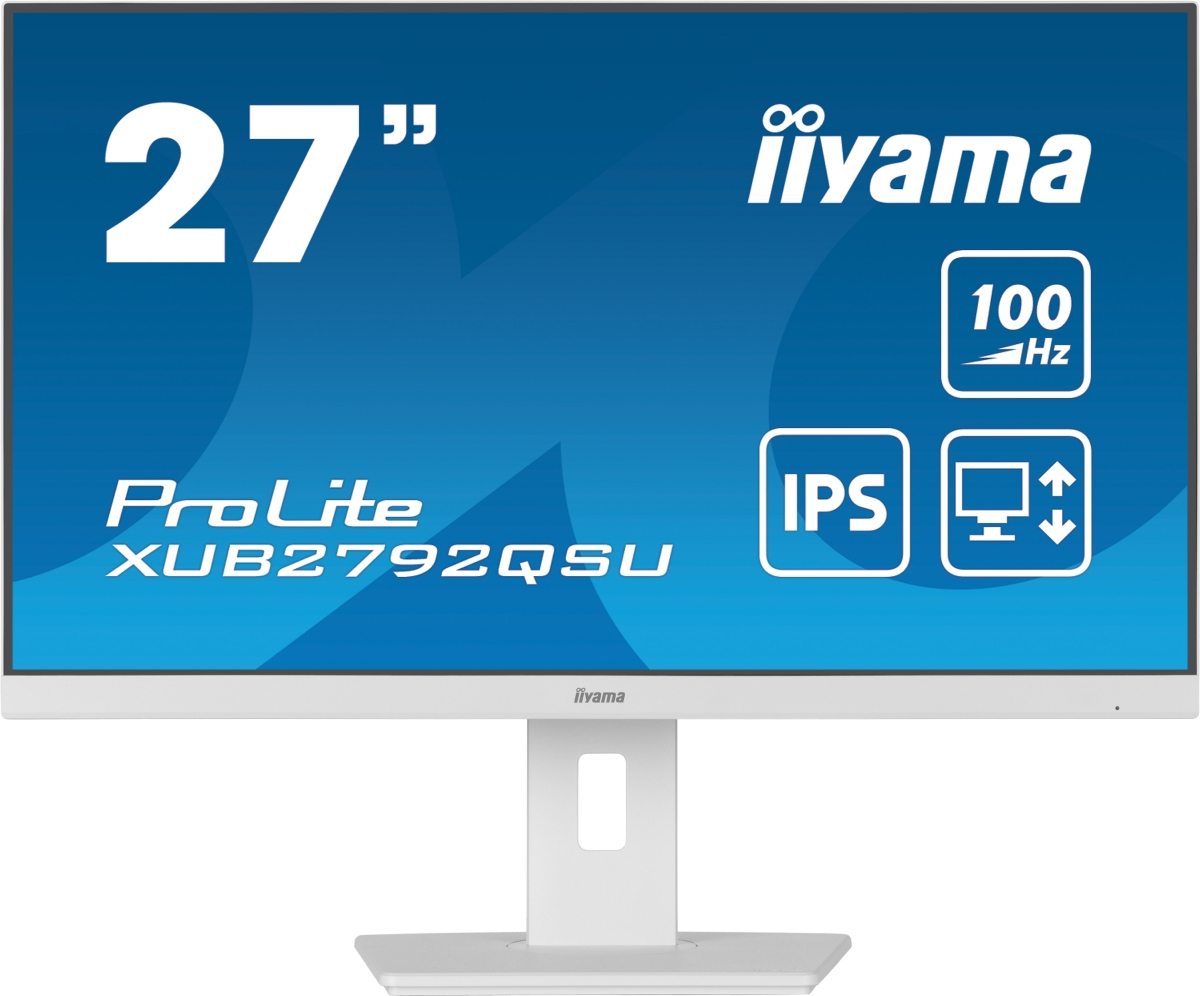 Iiyama XUB2792QSU-W6 27QHD/100Hz/IPS/0.4ms/Pivo/FS Blanc