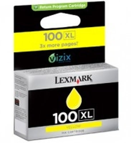 image produit Lexmark  Cartouche N°100XL Jaune Grosbill