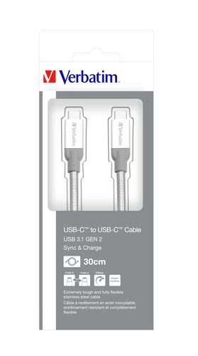 USB 3.1 Type-C to Type-C Cable 30cm - Achat / Vente sur grosbill.com - 5
