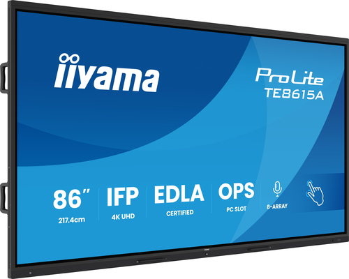 Iiyama 86 pouces  TE8615A-B1AG - Ecran PC Iiyama - grosbill.com - 1