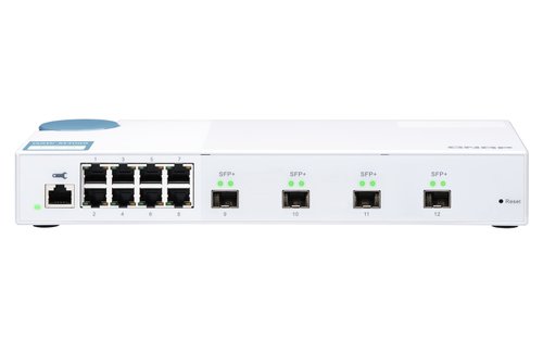 Qnap QSW-M408S - 8 (ports)/10/100/1000/Sans POE/Non empilable/Manageable/4