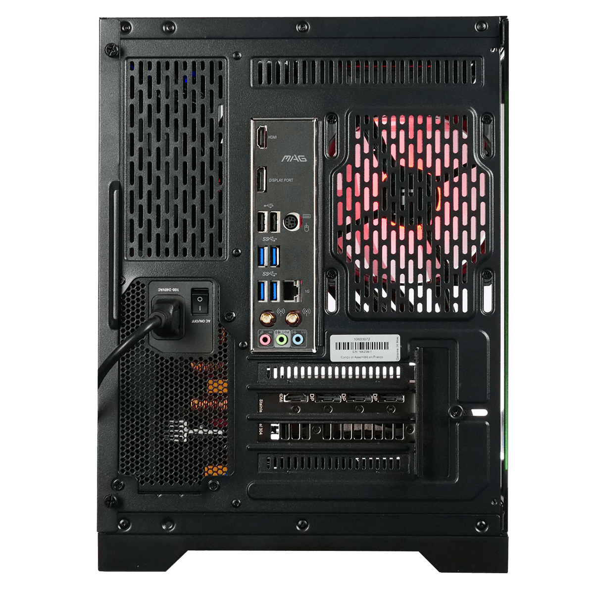Grosbill HADES - R7-5700X/5070/32Go/1To (PCG-10603072) - Achat / Vente PC Fixe sur grosbill.com - 4