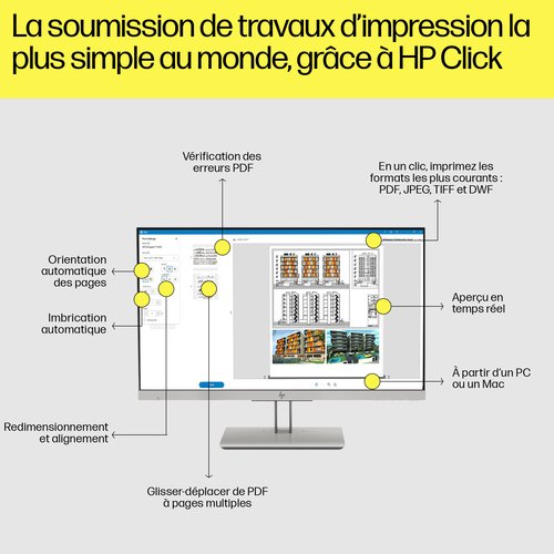 DesignJet T1600dr PS 36-in Printer - Achat / Vente sur grosbill.com - 6