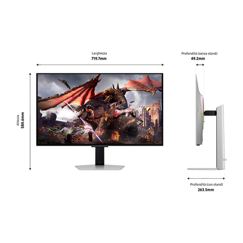 Samsung 32 pouces  LS32DG800SUXEN - Ecran PC Samsung - grosbill.com - 1