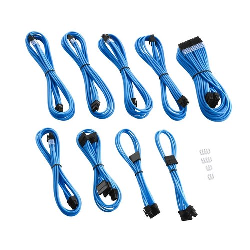 CableMod Cable Kit RT-Series PRO ModMesh Light Blue Asus/Seasonic - CM-PRTS-FKIT-NKLB-R (CM-PRTS-FKIT-NKLB-R) - Achat / Vente Accessoire alimentation sur grosbill.com - 1