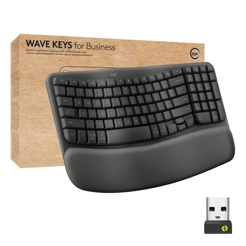 Logitech WAVE KEYS FOR BUSINESS GRAPHITE
