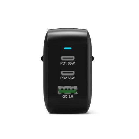 Port Chargeur mural 65W GaN 3 ports + Câble USB-C - 2m (902065PEU) - Achat / Vente Chargeur sur grosbill.com - 5