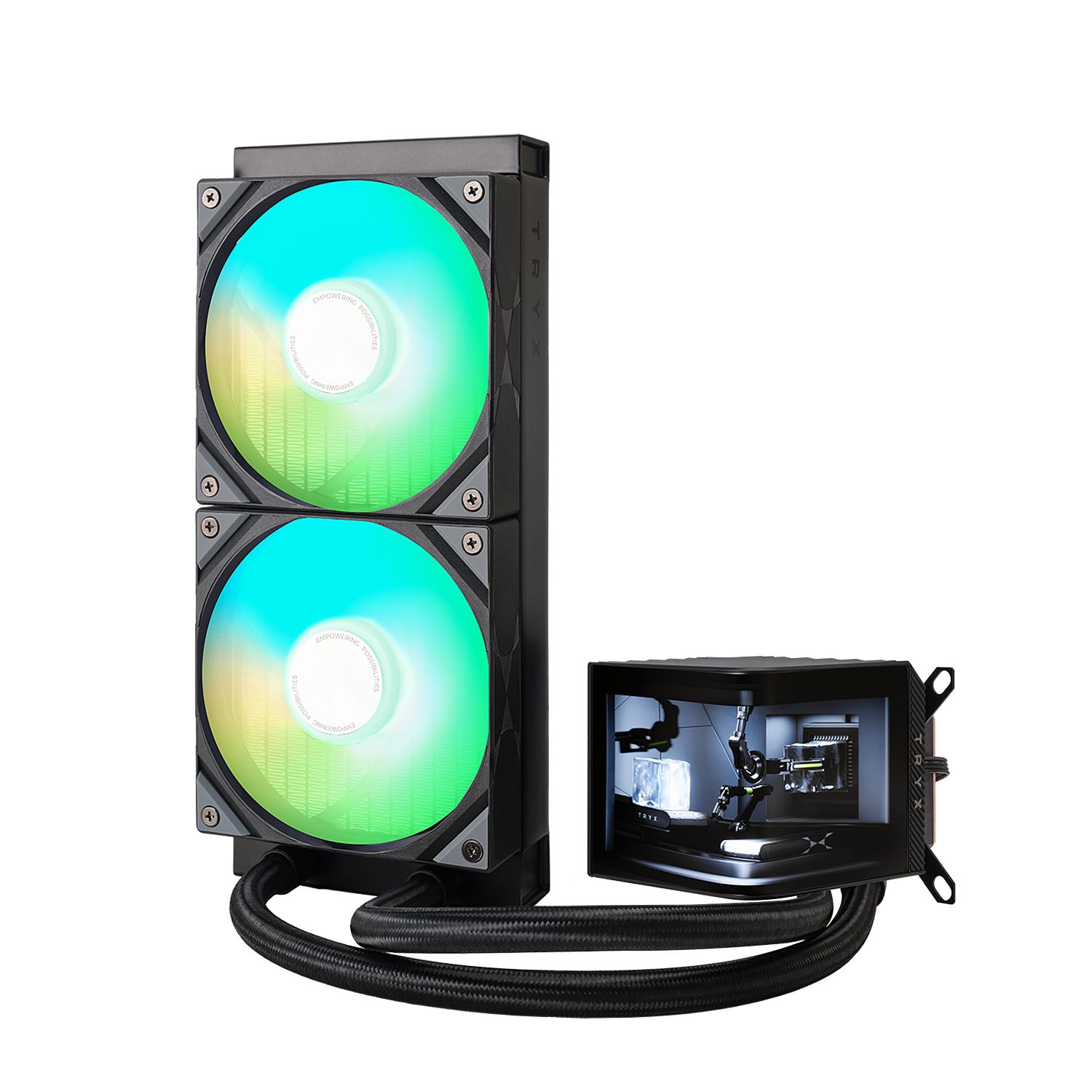 TRYX PANORAMA ARGB 240 - Noir - Watercooling TRYX - grosbill.com - 2