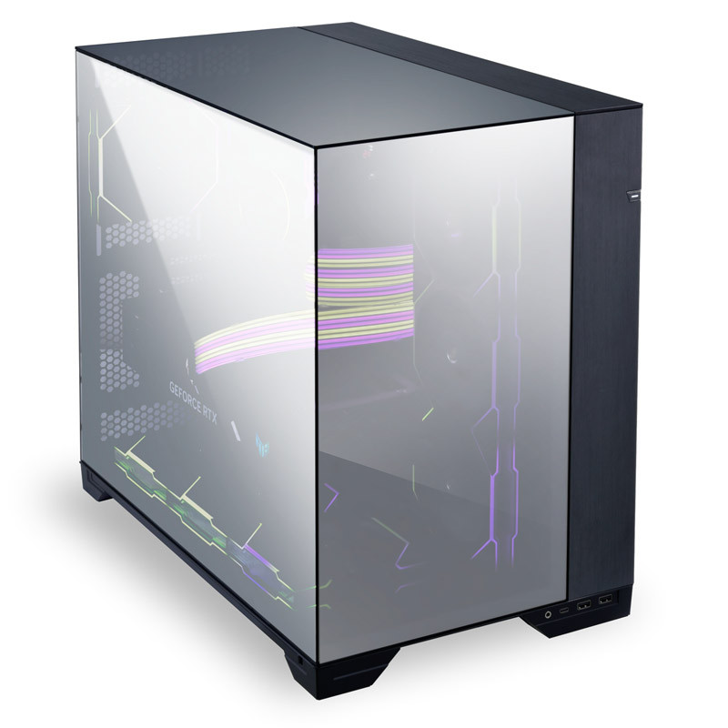 Lian-Li O11 Vision Mirroir Mid-Tower/verre trempé Noir - Boîtier PC - 2