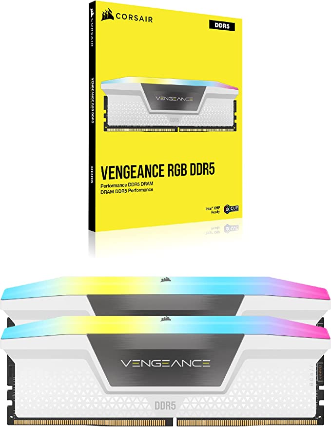 Corsair Vengeance RGB 32Go (2x16Go) DDR5 6000MHz - Mémoire PC Corsair sur grosbill.com - 1