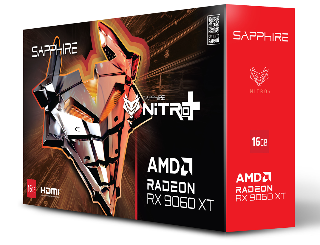 Sapphire Nitro+ Radeon RX 9060 XT GAMING OC 16GB - Carte graphique - 2