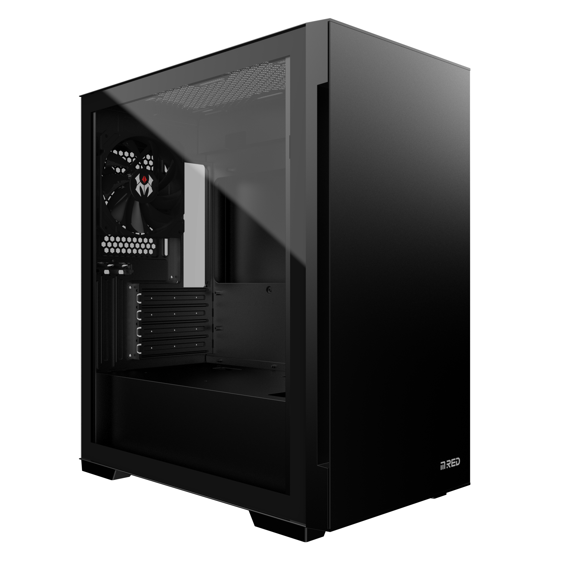 Boîtier PC M.RED Mercury Noir V2 - MT/Sans Alim/mATX Grosbill