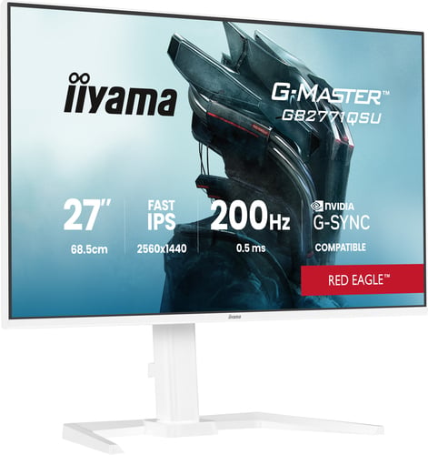 Iiyama 27 pouces  GB2771QSU-W1 - Ecran PC Iiyama - grosbill.com - 2